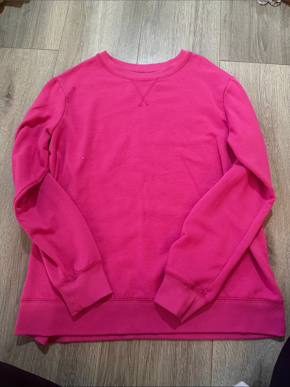 stars above Hot Pink Crewneck Sweatshirt
